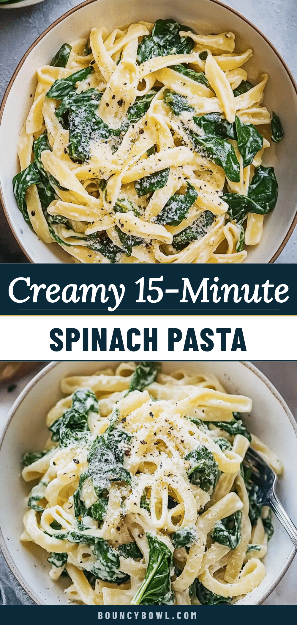 quick creamy spinach pasta recipe