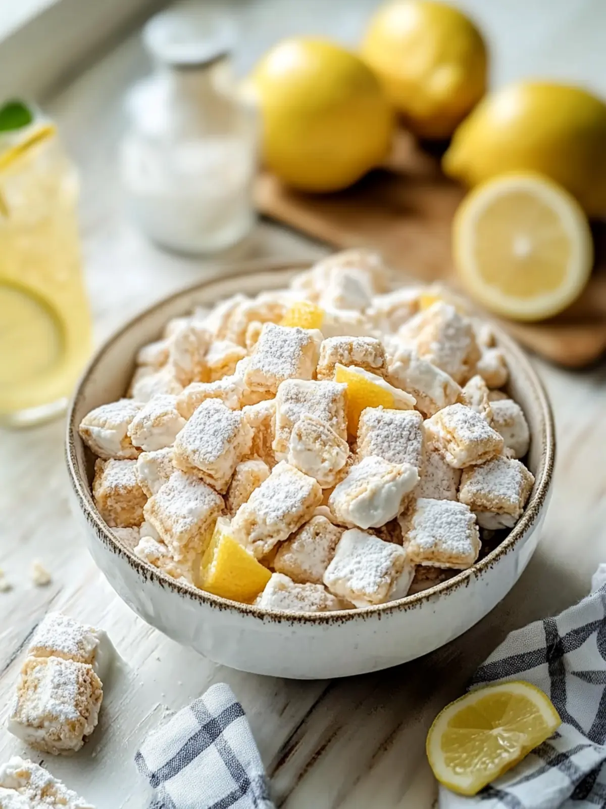 zesty lemonade puppy chow preparation steps