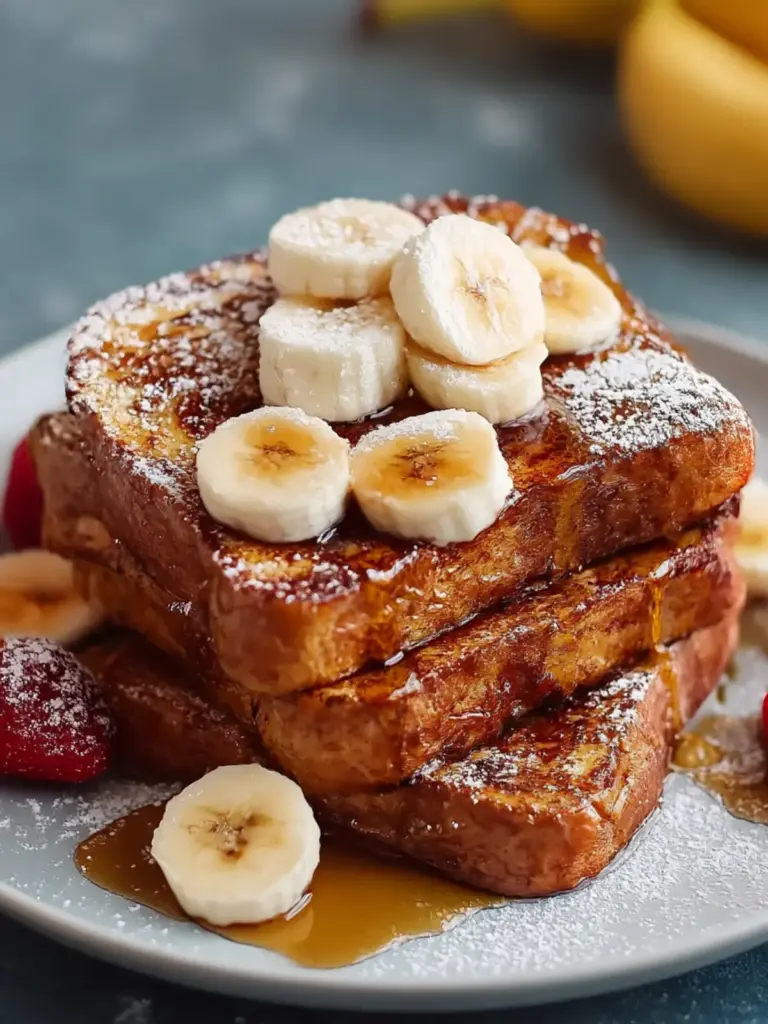 banana bread french toast - featured image