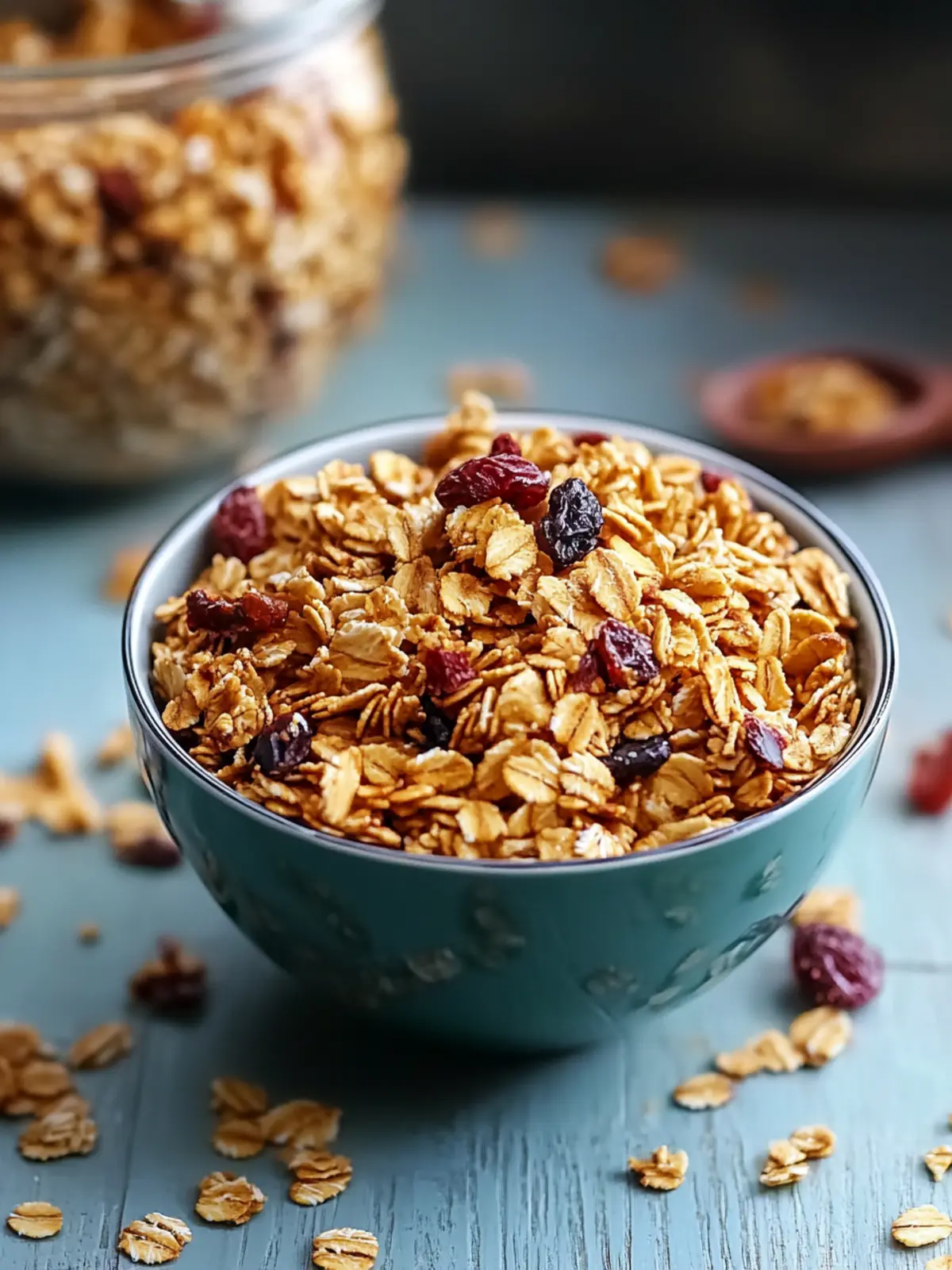 best homemade crunchy peanut butter granola recipe preparation steps