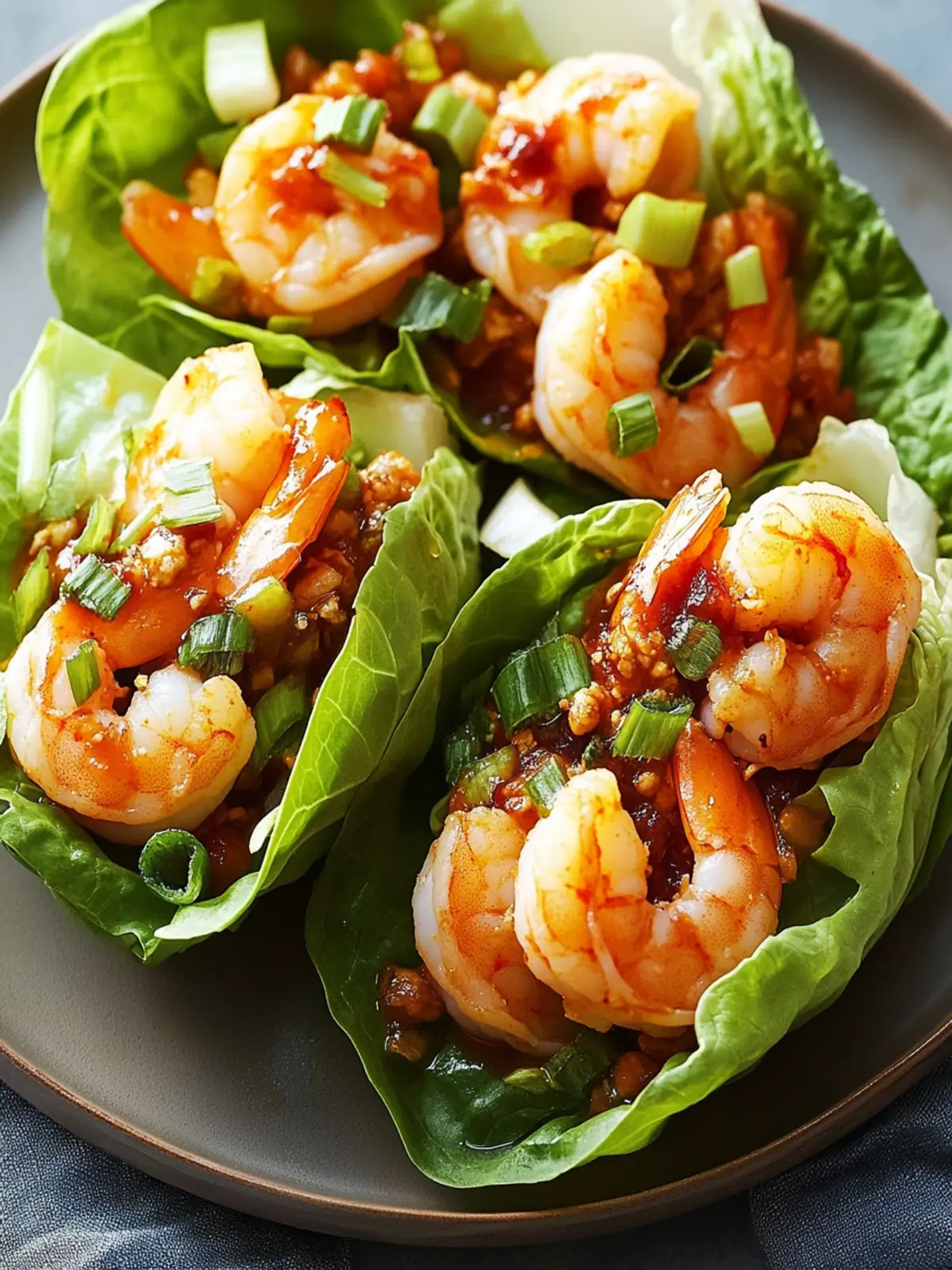 buffalo shrimp lettuce wraps preparation steps
