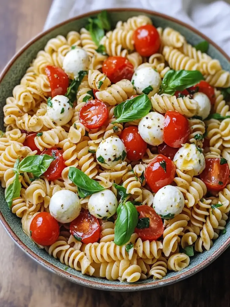 caprese pasta salad - featured image