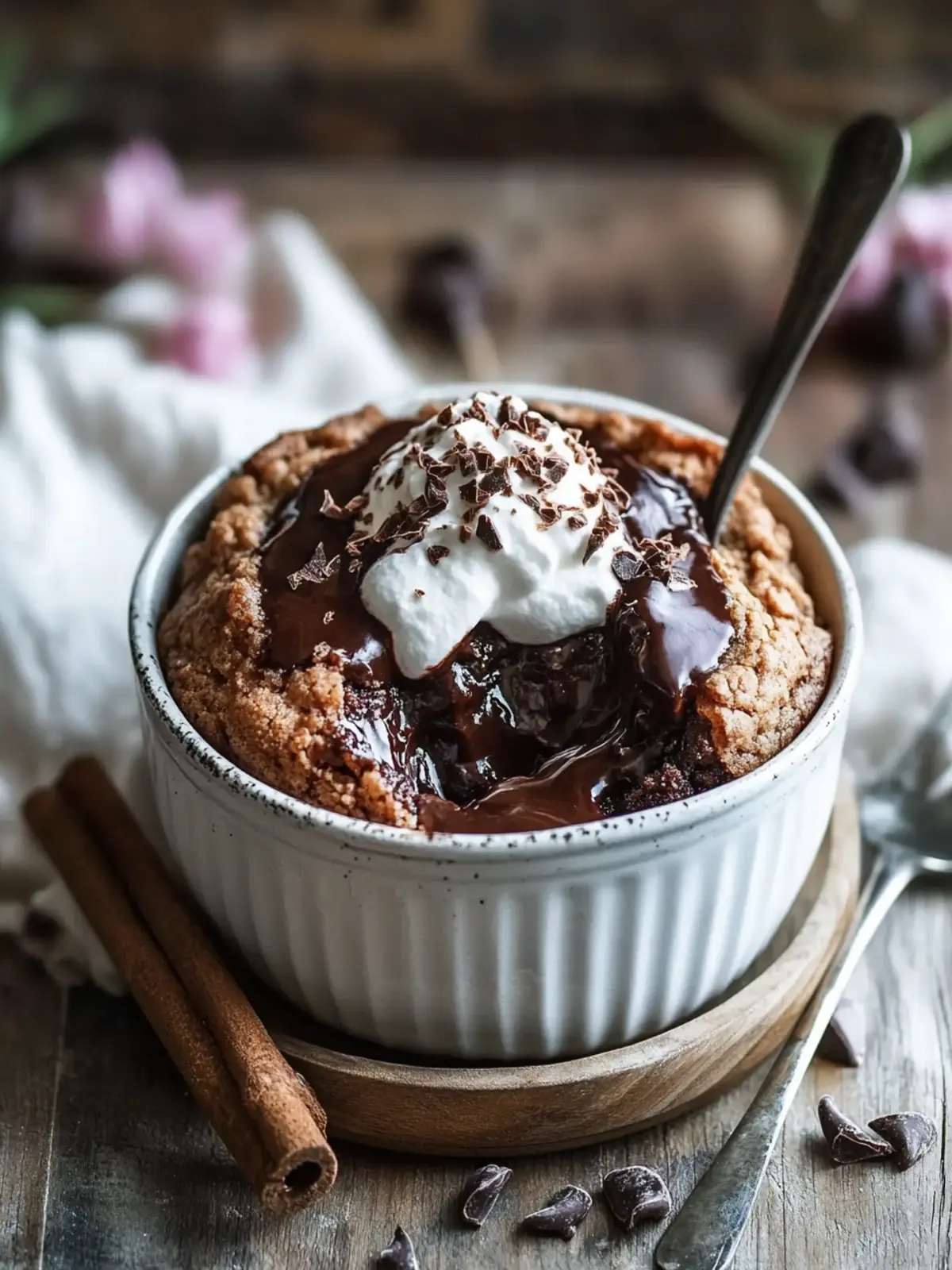chocolate cobbler preparation steps