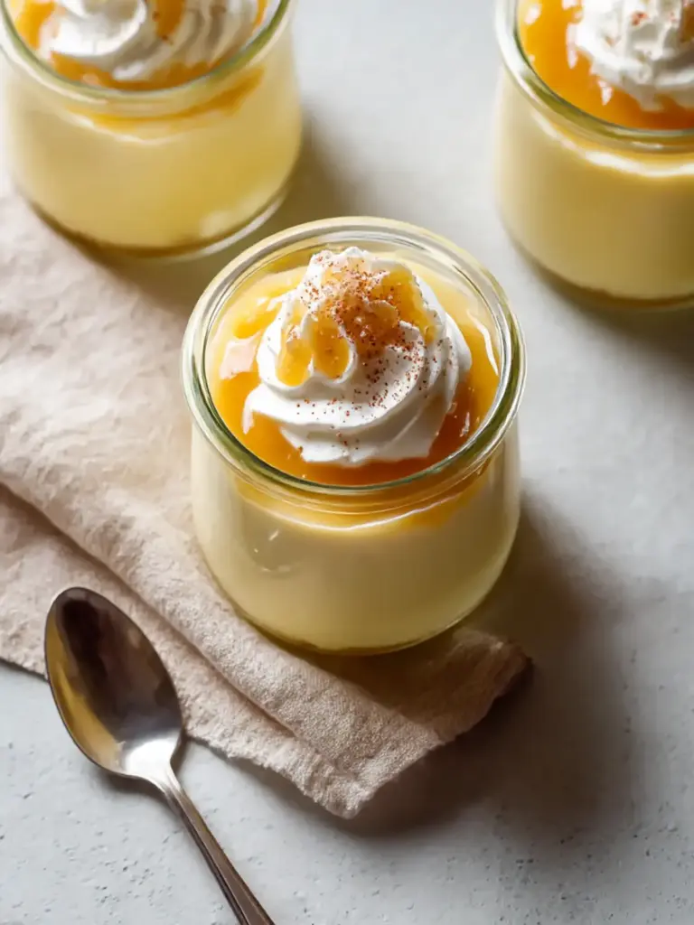 creamy Italian budino with caramel and sea salt - featured image