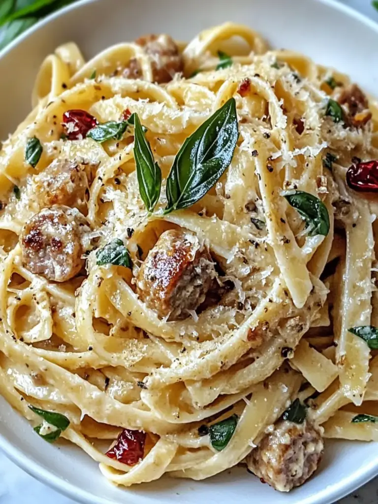 creamy marry me sausage pasta - featured image