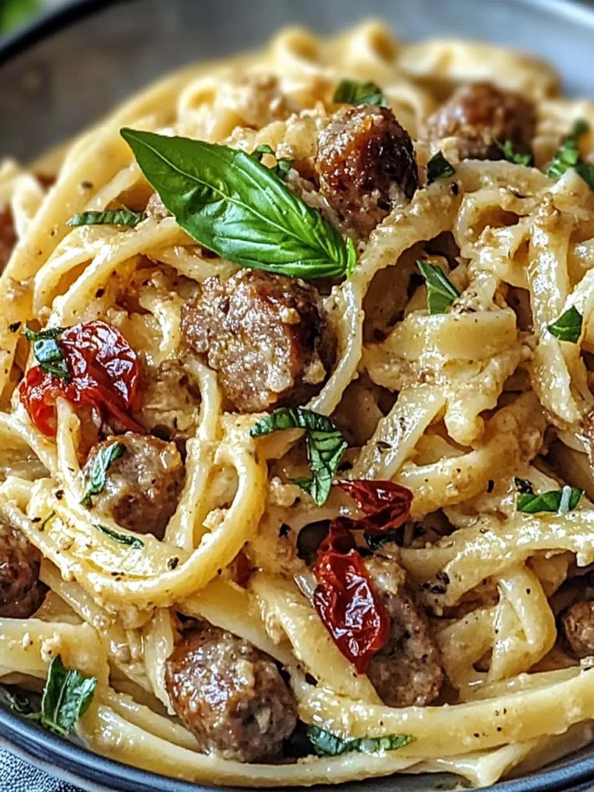 creamy marry me sausage pasta preparation steps