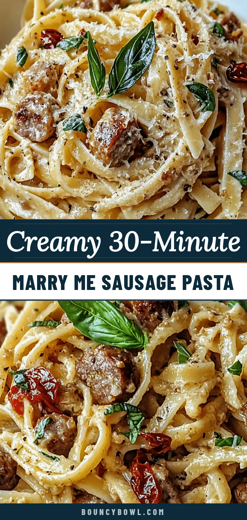 creamy marry me sausage pasta recipe