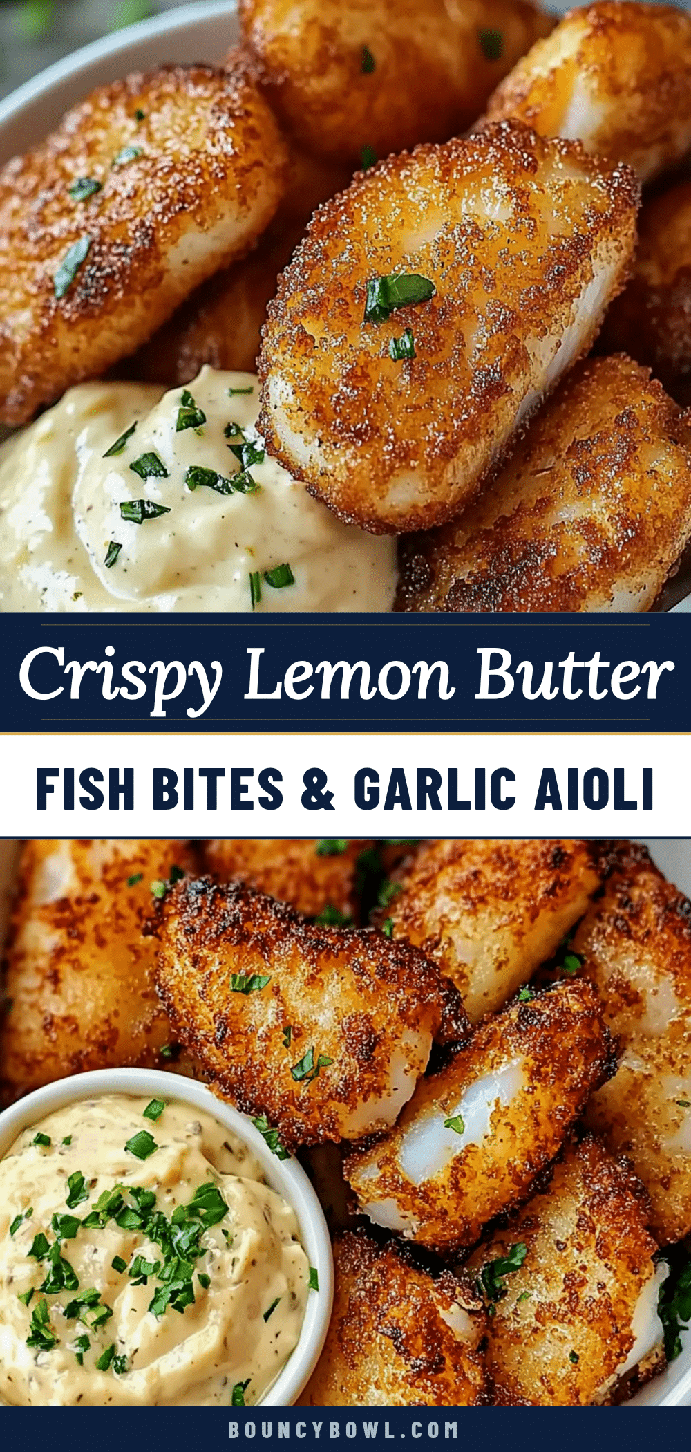 crispy lemon butter fish bites recipe