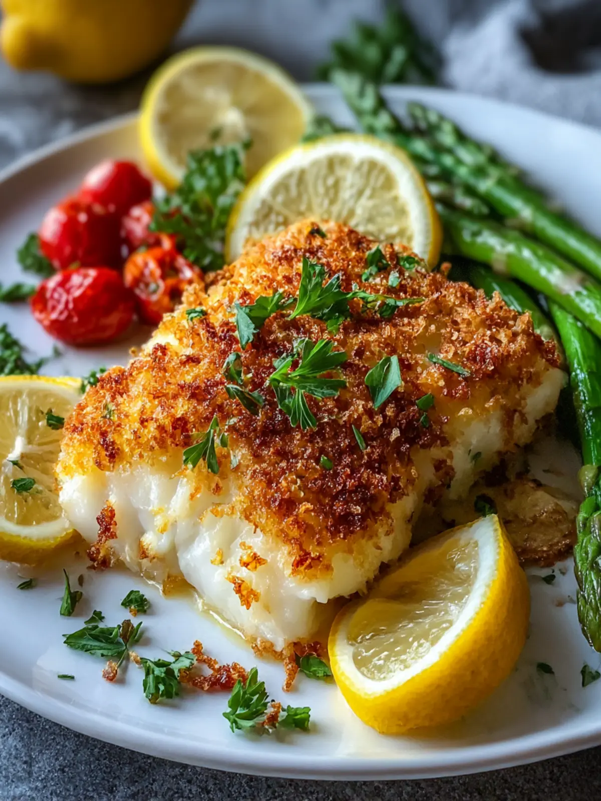 crispy parmesan crusted cod preparation steps