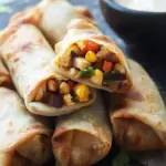 crispy southwestern egg rolls - featured image