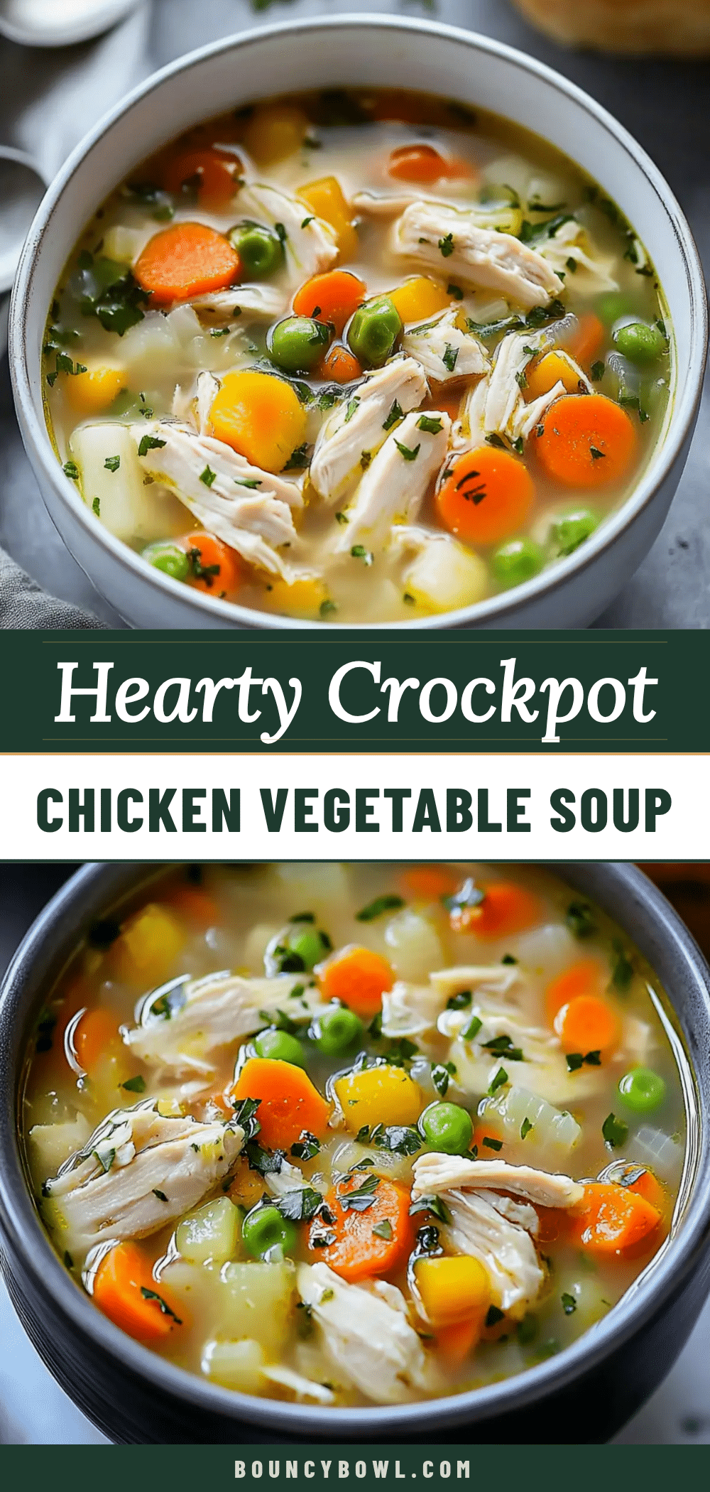 crockpot chicken vegetable soup recipe