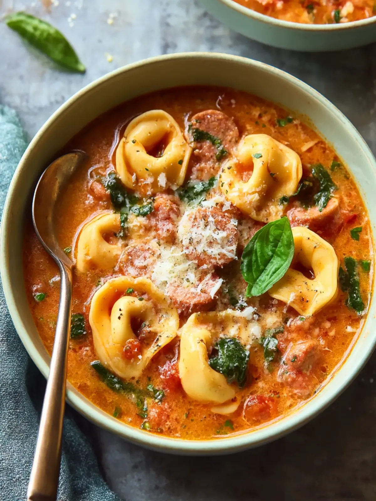 crockpot tortellini soup preparation steps