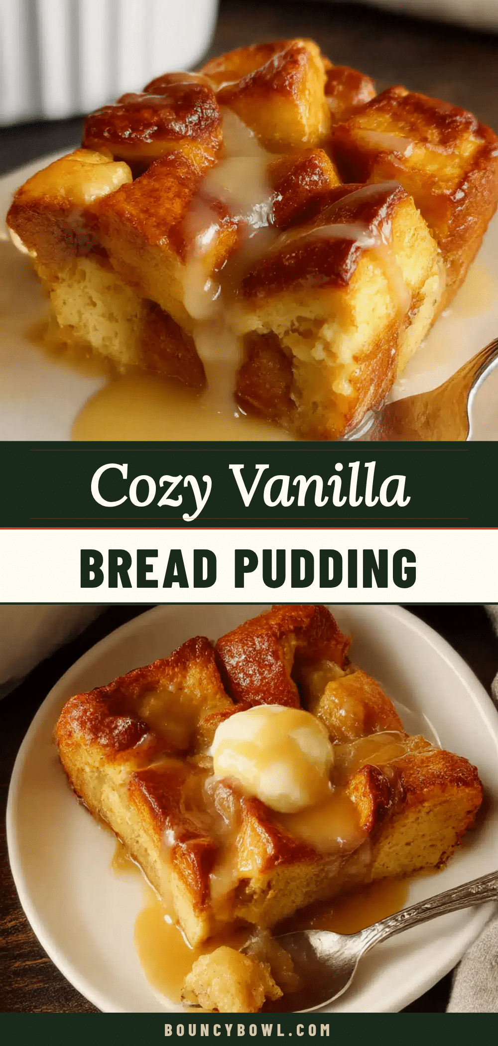 easy homemade bread pudding with vanilla sauce recipe