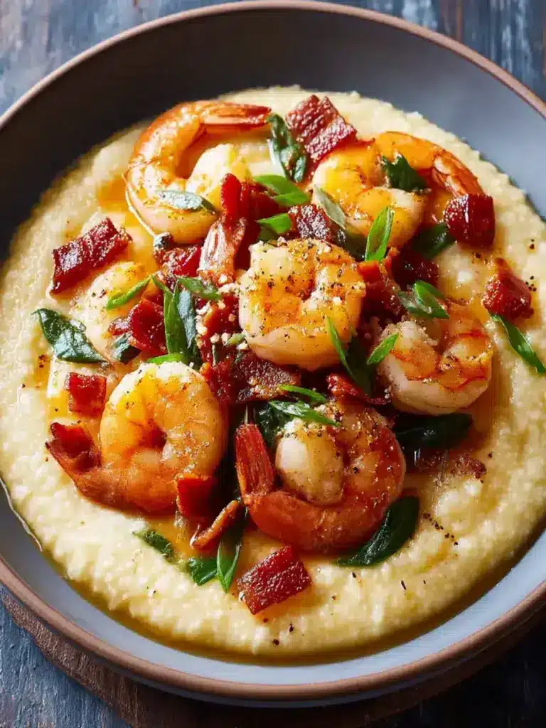 easy shrimp and grits - featured image