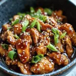 Easy Slow Cooker Sesame Chicken - featured image