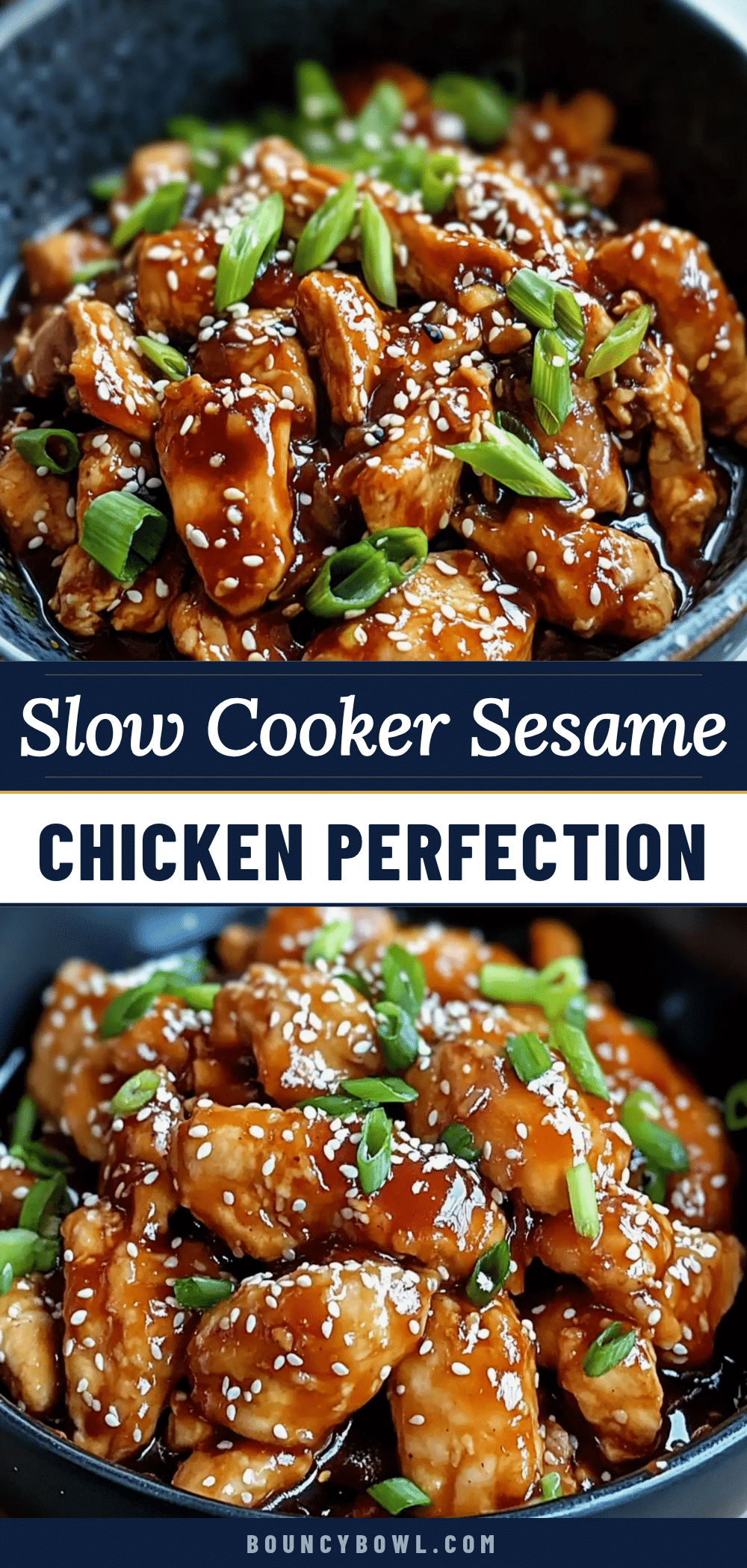 Easy Slow Cooker Sesame Chicken recipe