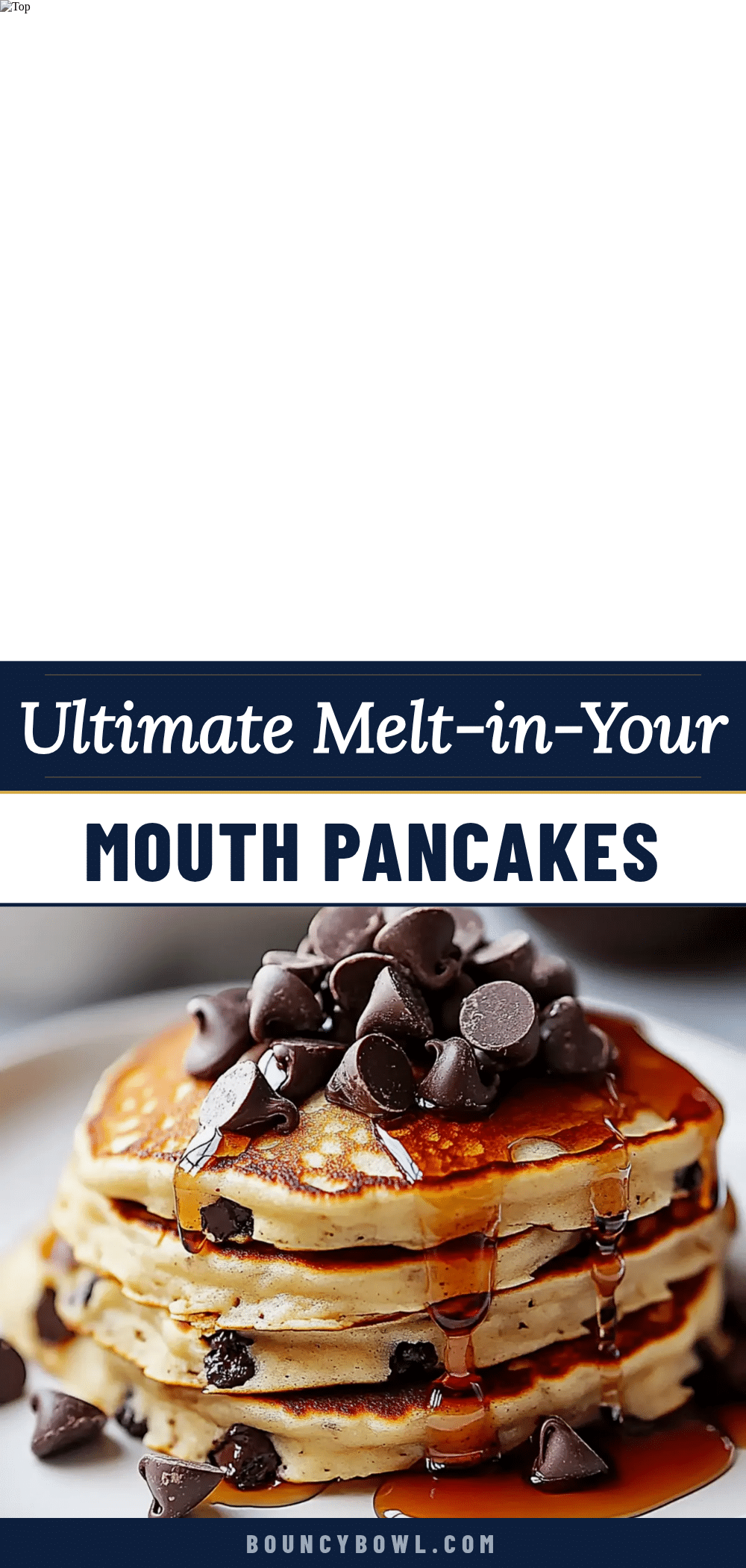 fluffy chocolate chip pancakes recipe