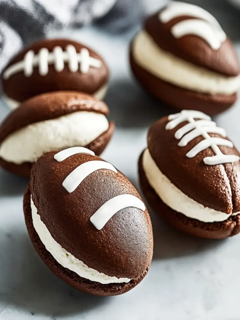 football whoopie pies - featured image