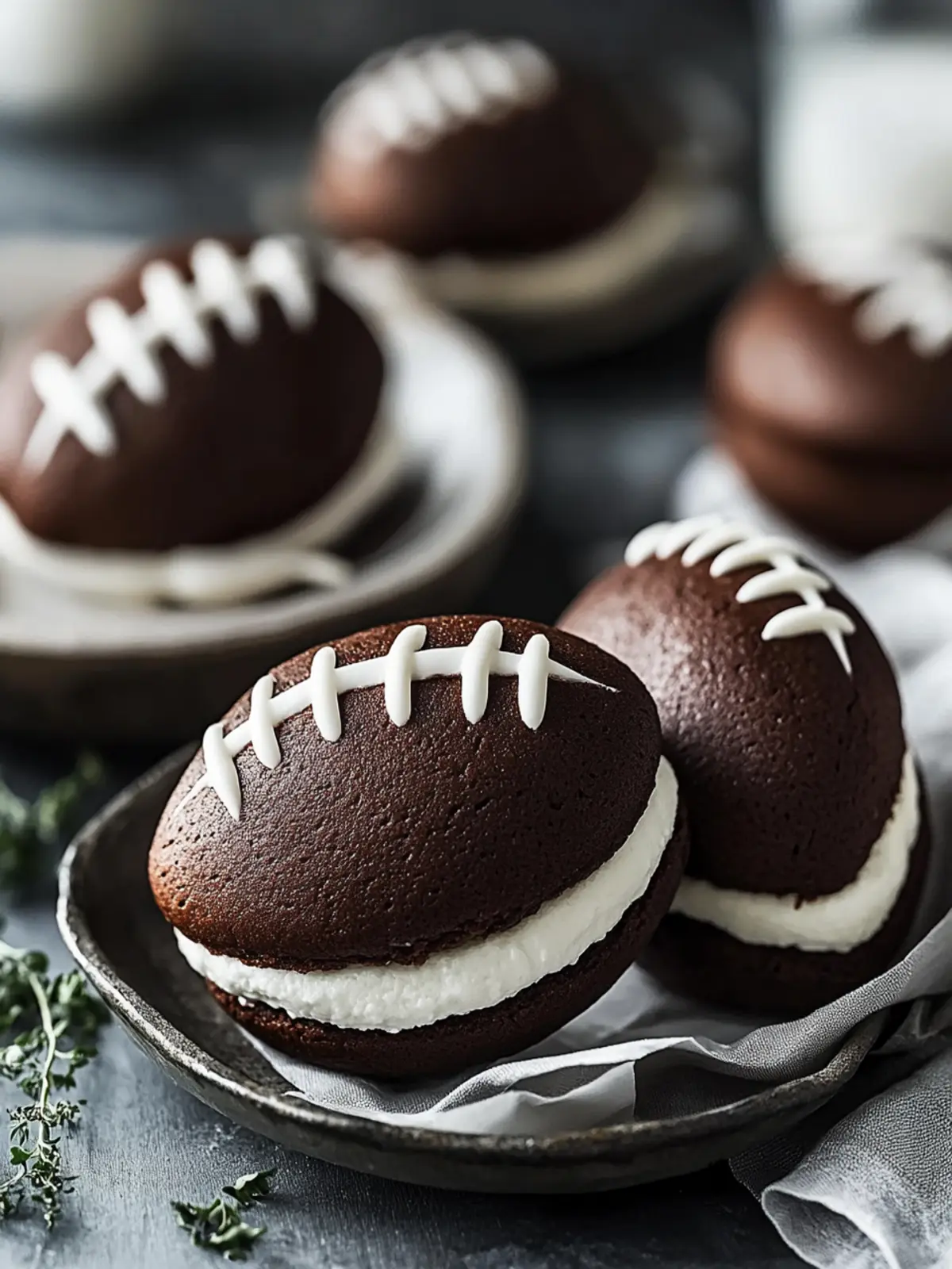 football whoopie pies preparation steps