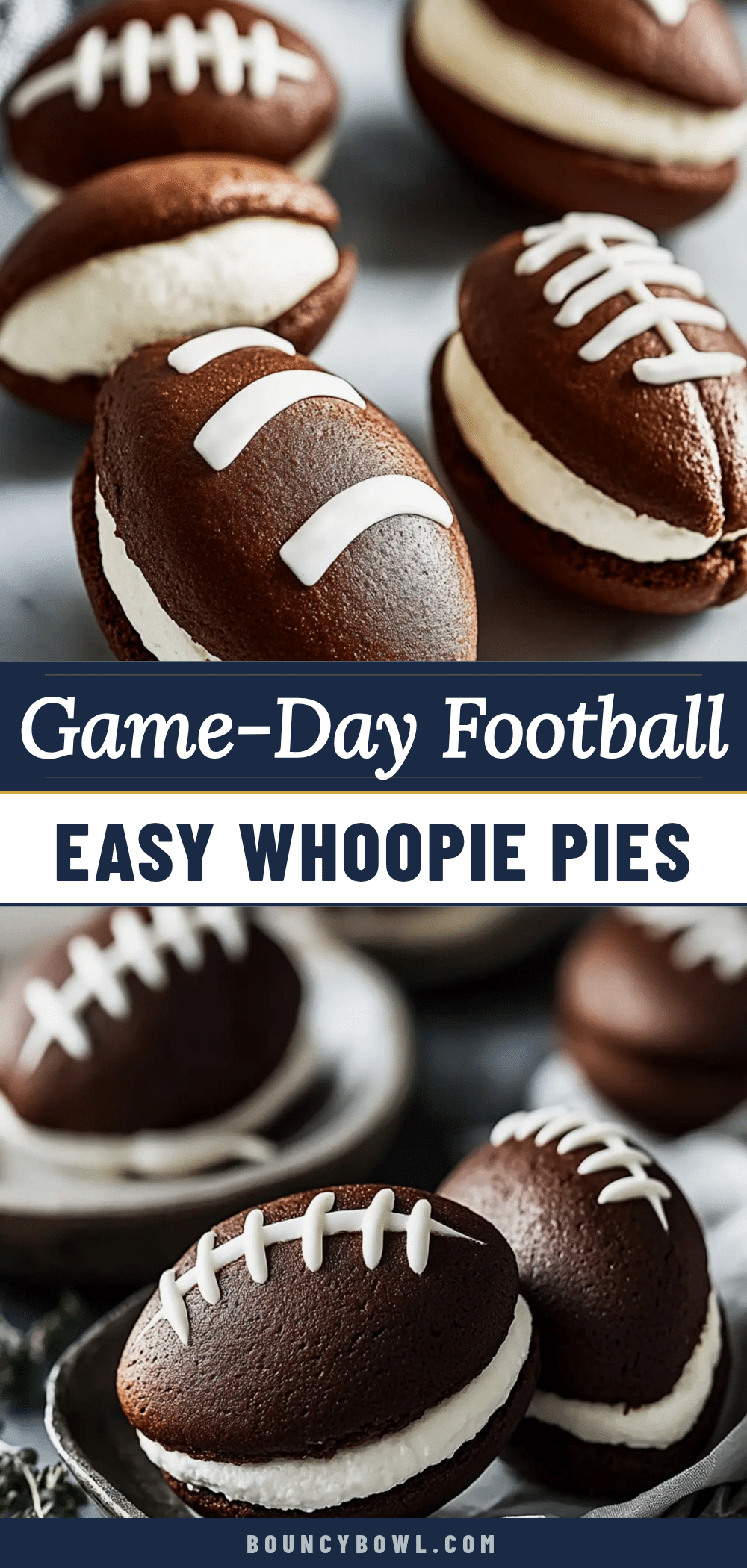 football whoopie pies recipe