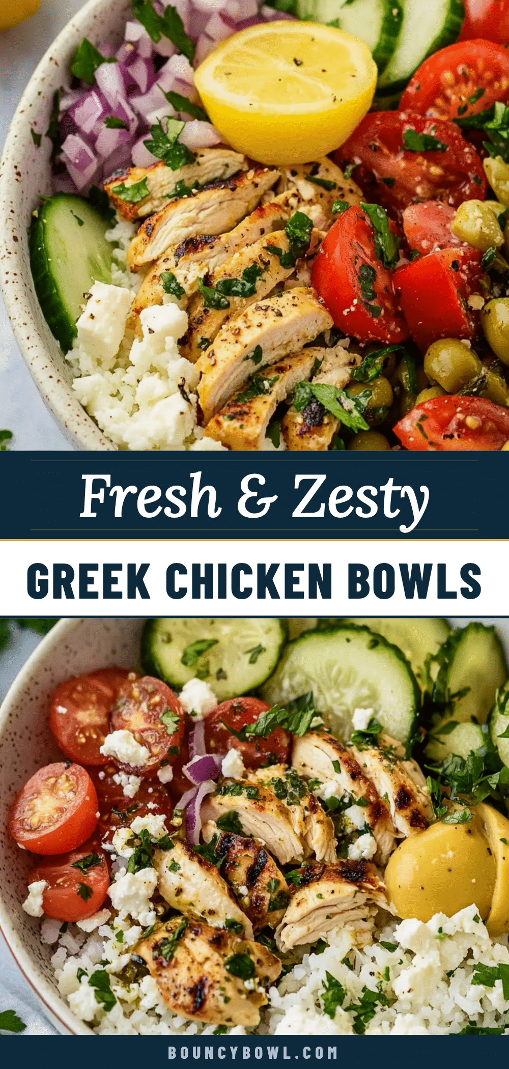 greek chicken bowls recipe