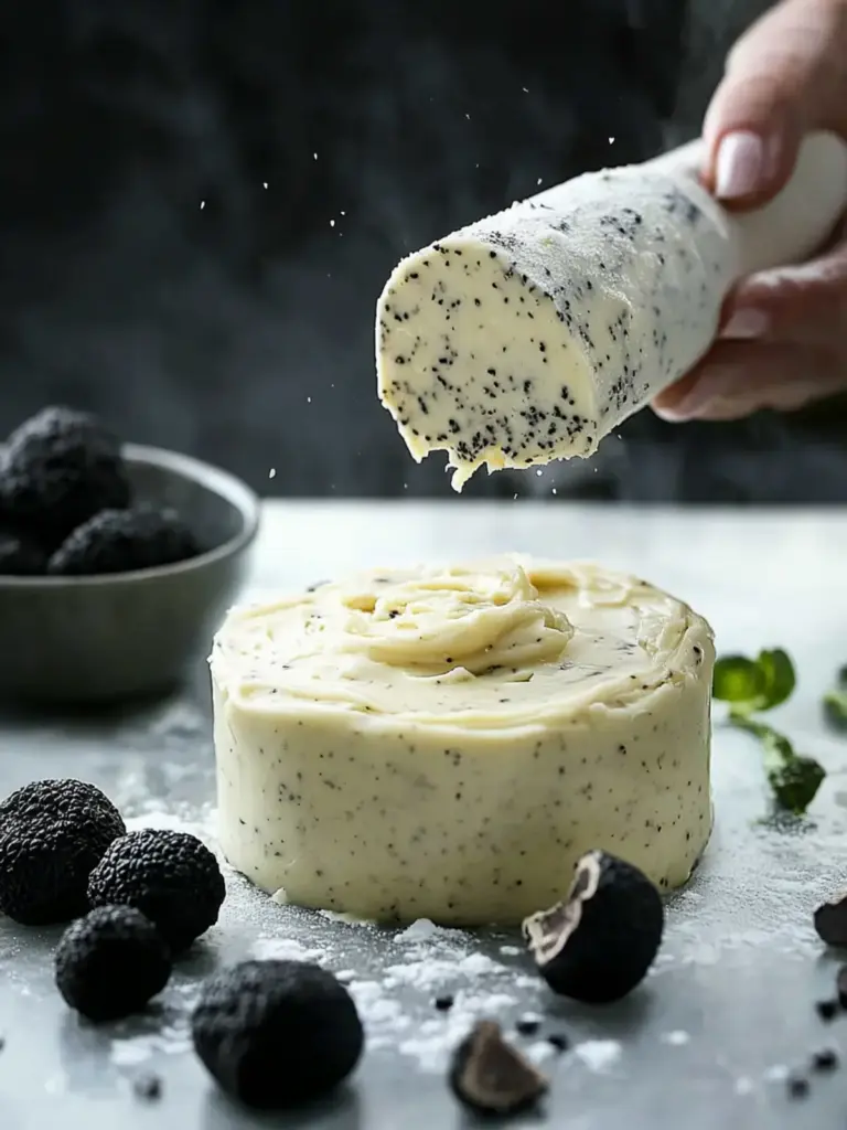 homemade black truffle butter - featured image