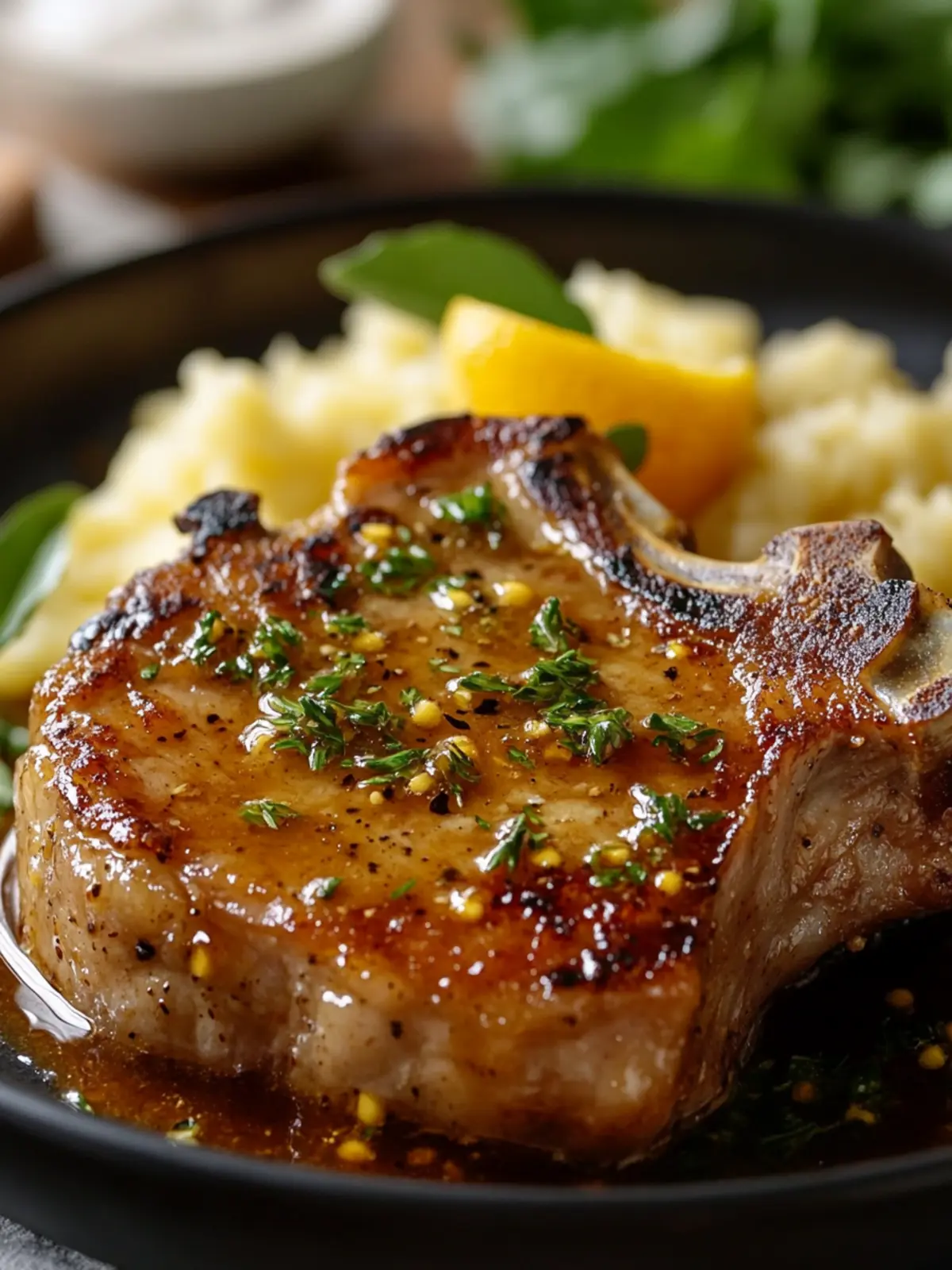 honey mustard pork chops preparation steps
