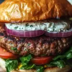 lebanese kafta burger recipe - featured image