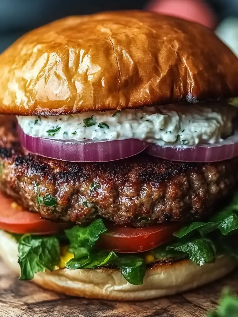 lebanese kafta burger recipe - featured image