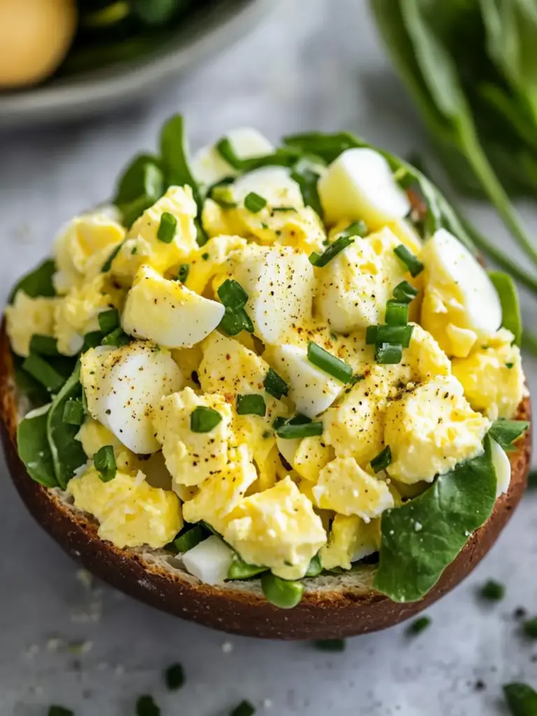 low calorie egg salad - featured image