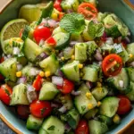 mexican cucumber salad - featured image