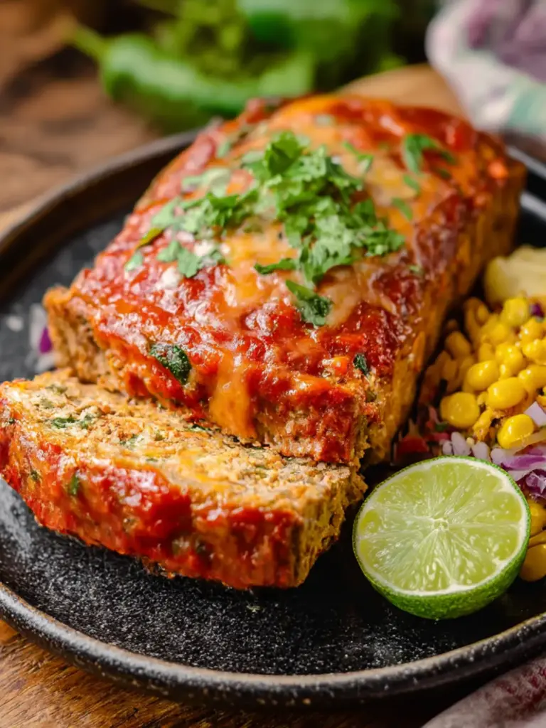 Mexican taco meatloaf - featured image