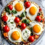 oatmeal breakfast pizza crust - featured image