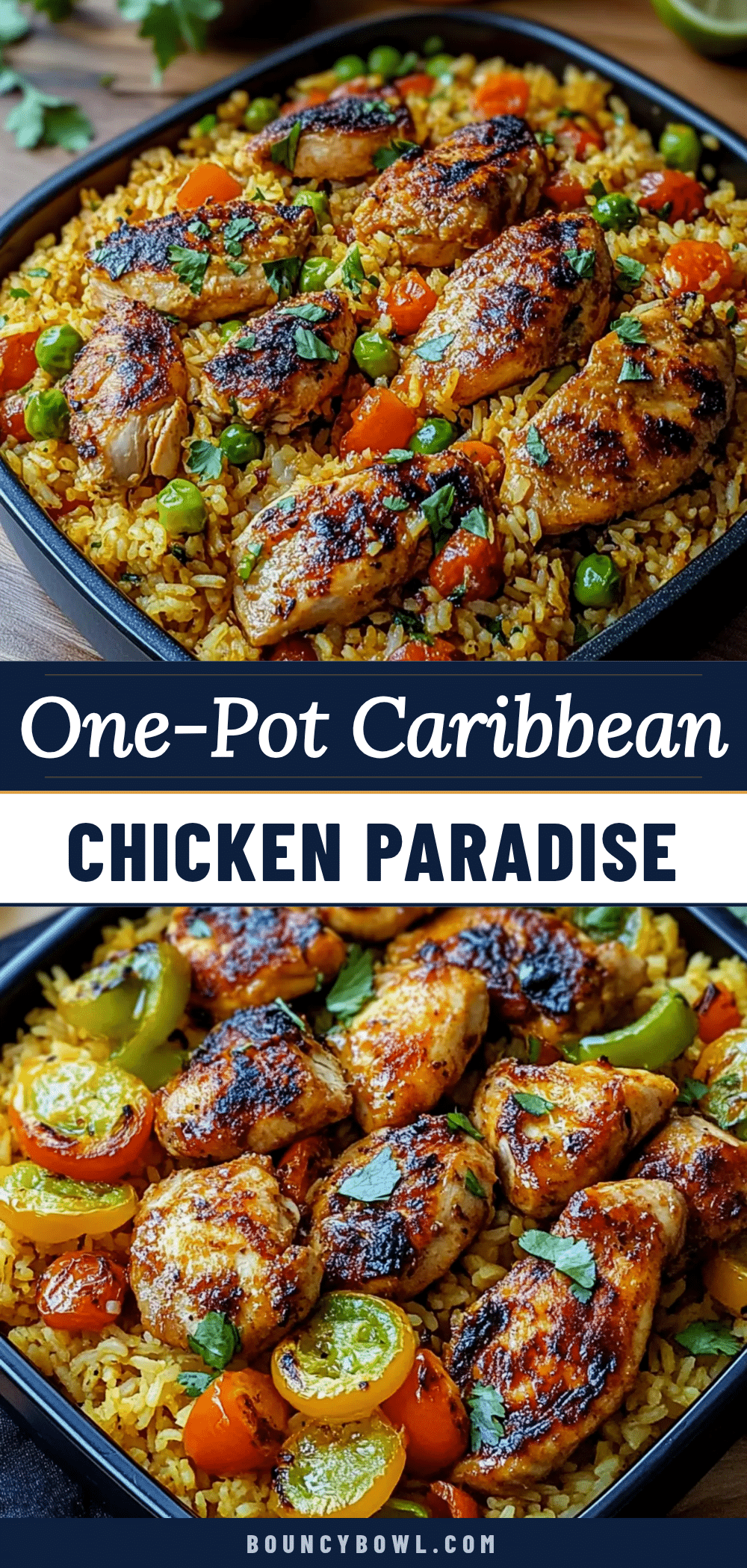 one-pot Caribbean chicken and rice recipe