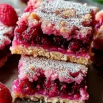 raspberry bars - featured image