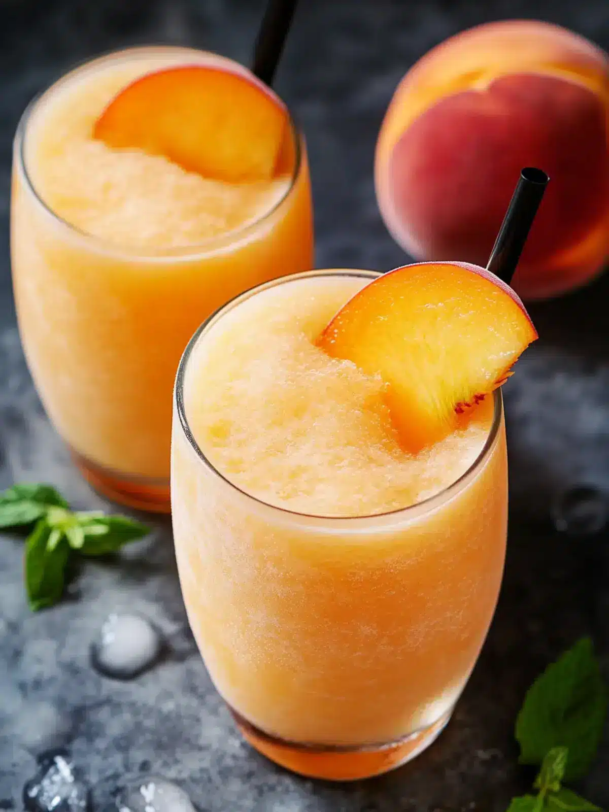 refreshing frozen peach lemonade preparation steps