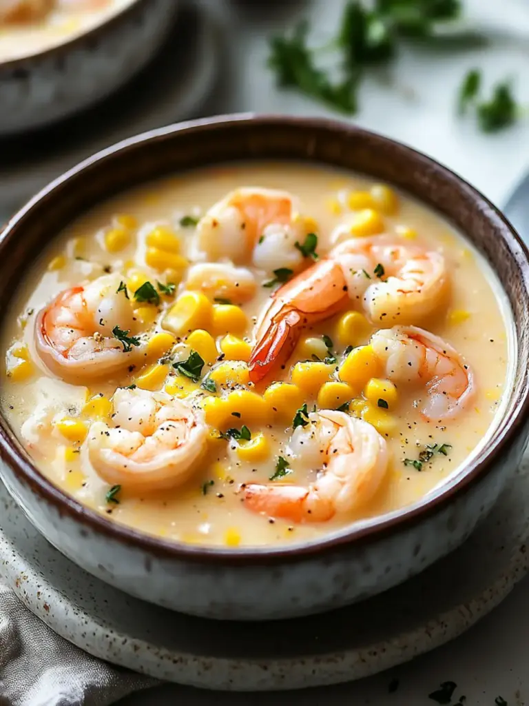 Shrimp and corn soup - featured image