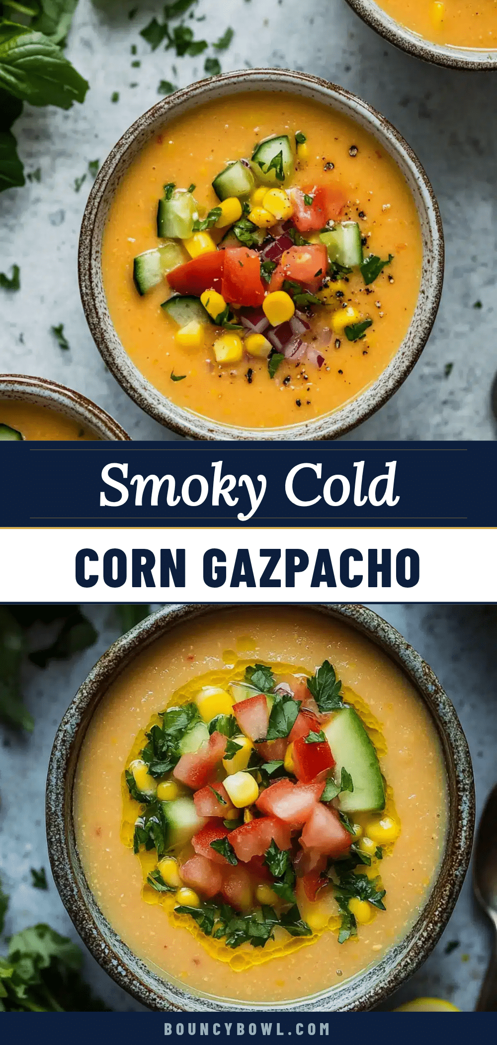 smoky cold corn gazpacho soup recipe