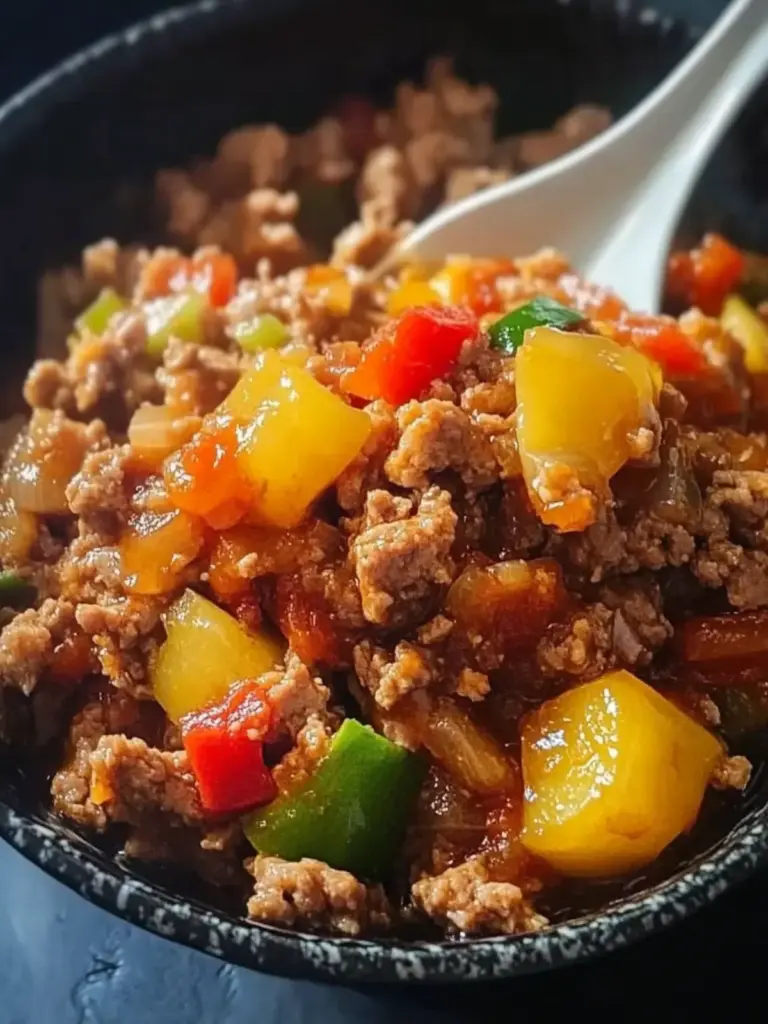 sweet and sour pork mince - featured image