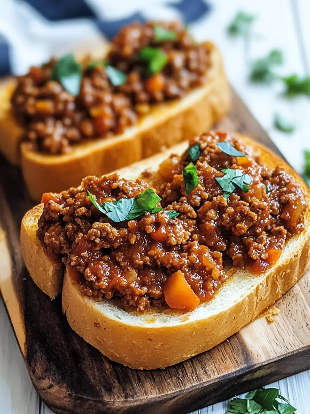 texas toast sloppy joes preparation steps