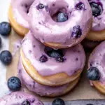 baked blueberry donuts - featured image