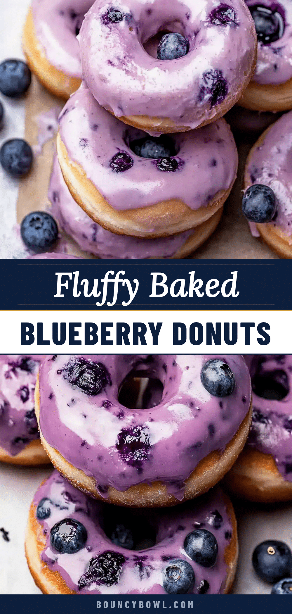 baked blueberry donuts recipe