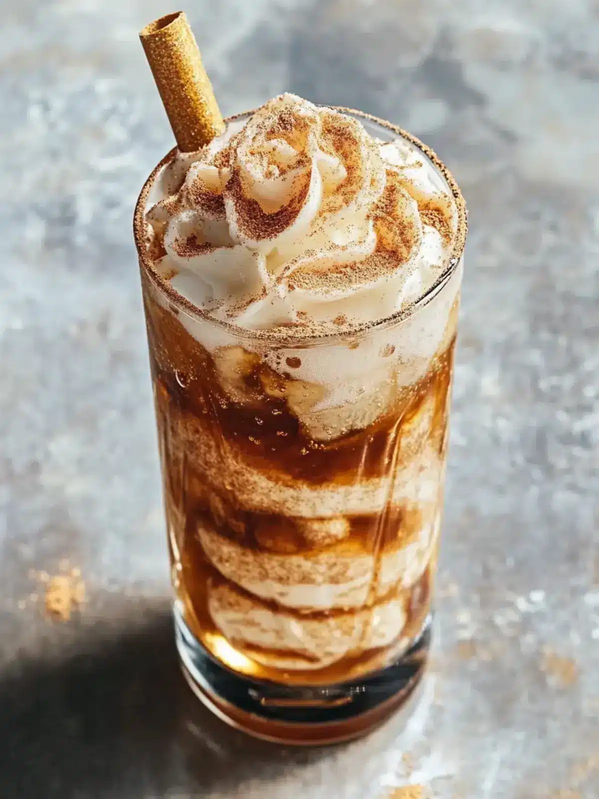 cinnamon roll dirty soda recipe preparation steps
