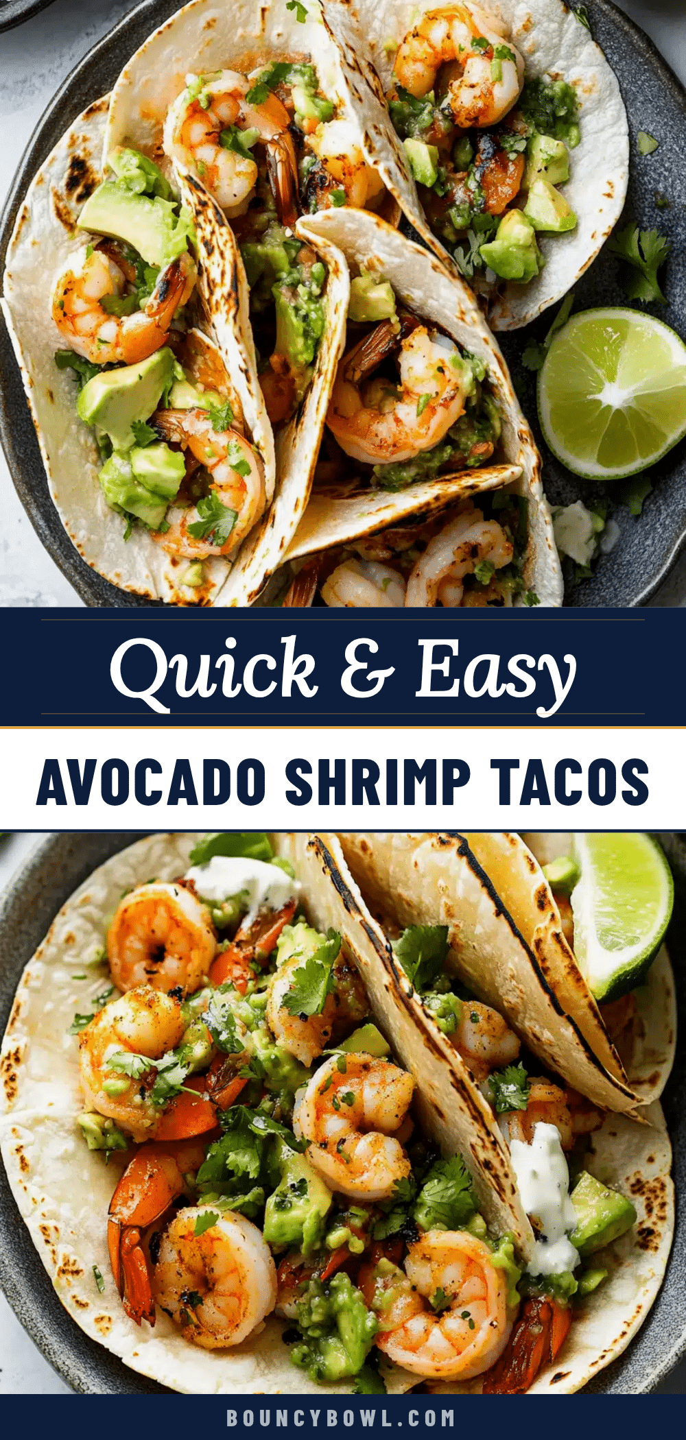 easy shrimp tacos with avocado salsa recipe