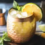 mango mule mocktail - featured image