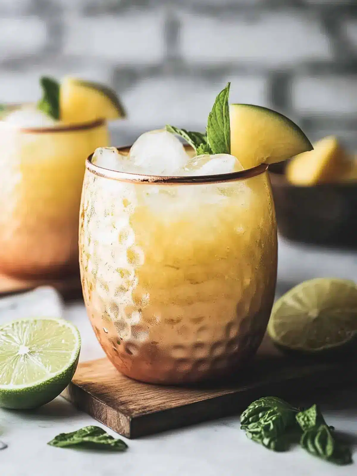 mango mule mocktail preparation steps