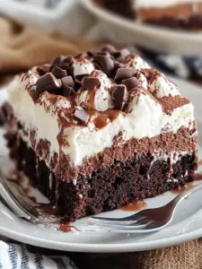 mexican hot chocolate poke cake - featured image